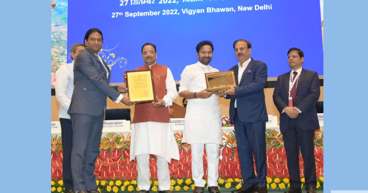 India Expo Centre & Mart Bags “National Tourism Award 2018-19 For Best Standalone Convention Centre”